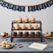 Homeroots 15in Black And Brown Metal And Solid Wood Hand Finished Three Tier Tray 611867 - alternate 4