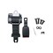 Uni Pro Retractable Seat Belt Kit Fits 136 or Grammer 531 Seat Black Nylon 7887 - alternate 1