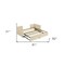 Homeroots Beige Upholstered Twin Day Bed With Trundle 590288 - alternate 3