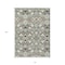 Homeroots 10' X 14' Sage And Off White Geometric Washable Indoor Outdoor Area Rug 608998 - alternate 2