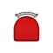 Holland Bar Stool Co 810 Contessa Stainless Steel 36in Swivel Bar Stool with Canter Red Seat 81036SS011 - alternate 2
