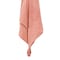 Homeroots 50" X 60" Coral Cotton Woven Ikat Throw Blanket with Tassels 518841 - alternate 1