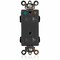 Leviton Straight Blade Receptacle, 5-20R, 20 A, 125V AC, Flush Mount, Isolated Ground MDT83-IGE - alternate 1