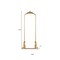 Homeroots 68" Gold Arch Metal Framed Standing Mirror 565136 - alternate 3