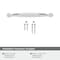 Amerock Inspirations 5-1/16 inch (128mm) Center-to-Center Polished Chrome Cabinet Pull, 10PK 10VMP158826 - alternate 2