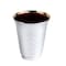Smarty Had A Party 5 oz. Shiny Metallic Aluminum Silver Round Plastic Kiddush Cups (300 Cups), 300PK 2688-CASE - alternate 3