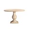 Homeroots 48" Natural Solid Wood Pedestal Base Round Top Dining Table 565245 - alternate 2
