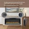 Edendirect 44 in. Wall Mount Electric Fireplace with Remote and Multi Color Flame , LED Light Heater in Black ZR-W1769P171421 - alternate 3