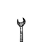 Klein Tools Open-End Wrench 11/16-Inch and 3/4-Inch Ends 68464 - alternate 2