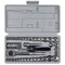 Performance Tool 40 pc. Socket Set, 1/4 in. Dr. 3/8 in. Dr. Ratchet Extension Case W1173 - alternate 2