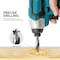 Neiko 6 Piece Brad Point Drill Bit Set, 0.25 in Quick Change Hex Shank 11401A - alternate 3