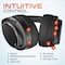 Delton Wireless Bluetooth Over-the-Ear Headphones, Active Noise Canceling Headset, Black M101 - alternate 3