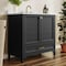 Flash Furniture Haven 36in. Vanity w/Sink, Storage Cabinet w/Gold Hardware, Bottom Drawer, Marble Countertop, Blk FS-BN-4-36-KD-BK-HDGLD-GG - alternate 2