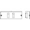 Siemens ALPHA 630 Universal Circuit breaker kit 1x 3VA12/VM12 250 A 3+4-pole H=200 8GK6736-2KK23 - alternate 3