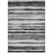 Homeroots 10' X 14' Charcoal And Gray Striped Washable Indoor Outdoor Area Rug 605896 - alternate 3