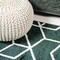 Jonathan Y Tumbling Blocks Modern Geometric Green/White 4 ft. x 6 ft. Area Rug SEU101D-4 - alternate 5