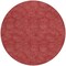 Homeroots 8' Red And Ivory Round Geometric Washable Indoor Outdoor Area Rug 602391 - alternate 2