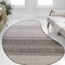 Jonathan Y Evan Modern Rustic Organic Curve Gradient Brown 5 ft. x 8 ft. Indoor/Outdoor Shaped Area Rug SHP102A-5 - alternate 2