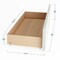 Martha Stewart Nyla Queen Upholstered Platform Bed with Curved Nailhead Headboard and Footboard Storage Drawer XH-8529-Q-WH-MS - alternate 3