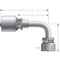 Gates Female Komatsu Style Japanese Metric Swivel - 90 Bent Tube MegaCrimp G25913-0808 - alternate 2