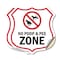 Signmission Dog Poop Shield Sign No Poop & Pee Zone, 4 inch X 4 inch, Vinyl Decal, 2PK SHI-D-2PACK-4-375 - alternate 1