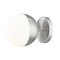 Z-Lite Realm Sphere 1 Light Wall Sconce, Brushed Nickel/Matte Opal, 6.25 In W 7517-1S-BN - alternate 2