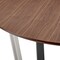 Homeroots 48" Brown And Black Iron Sled Base Round Top Dining Table 569434 - alternate 6