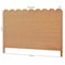 Bali & Pari Maritza Bohemian Light Honey Scalloped Rattan Pitrit King Standalone Headboard 254-14005-ZORO - alternate 5