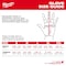 Milwaukee Tool Performance Work Gloves, Goatskin Palm, Polyester Back, XL, Black/Brown/Red 48-73-0023 - alternate 2