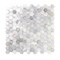Apollo Tile Verre 11.7 in. x 11.8 in. Matte Grey Glass Mosaic Wall and Floor Tile 9.6 sq ft/case - 10 pack SEA88HX01GRA - alternate 2