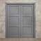 Sartodoors Sliding French Double Pocket Doors 36 x 96 inches, Ego 5010 Painted Grey Oak, Kit Rail Hardware,  EGO5010DP-SEK-3696 - alternate 2