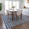 Homeroots 3' X 5' Navy Blue Ivory And Brown Plaid Washable Indoor Outdoor Area Rug 601488 - alternate 4