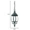 Homeroots Matte Black Glass Globe Hanging Light 397999 - alternate 2