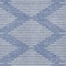 Homeroots 10' X 14' Denim Blue And Ivory Geometric Washable Indoor Outdoor Area Rug 598555 - alternate 2