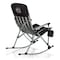Picnic Time Family Of Brands NCAA South Carolina Gamecocks Outdoor Rocking Camp Chair - XL Heavy Duty Camping Chair 805-01-175-524-0 - alternate 2