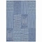 Homeroots 8' X 10' Navy Blue And Ivory Geometric Washable Indoor Outdoor Area Rug 596953 - alternate 4