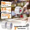 Wrightmaster 2 in. x 110 yds. Thick Clear Heavy Duty Packaging Tape for Moving Shipping, 18PK ZR-220-110C-18 - alternate 2