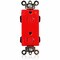 Leviton Straight Blade Receptacle, 5-15R, 15 A, 125V AC, Surface Mount, Isolated Ground MT162-IGR - alternate 1
