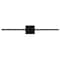 Jonathan Y Makena 28" Modern Minimalist Dimmable Integrated LED Metal Wall Sconce, Black JYL7022C - alternate 6