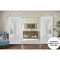 Sartodoors Sturdy Double Barn Door with Frosted Glass 12 Lites, Felicia 3312 Matte White, 13FT Rail Hangers H FELICIA3312DB-S-BEM-84 x 96(2*42x96)-Frosted Glass - alternate 3