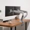 Rocstor ERGOREACH ED4 PREMIUM ALUMINUM DUAL ERGONOMIC MONITOR ARM, C-CLAMP & GROMMET - Y10N022-S1 - alternate 6