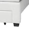 Baxton Studio Caradonna Cream Teddy-Bear Fabric Bed with Storage Drawers, Queen 266-14501-ZORO - alternate 4