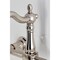 Kingston Brass Two-Handle Wall Mount Bridge Kitchen Faucet, Brushed Nickel KS2448PKL - alternate 2