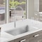 Blanco Quatrus R0 32in Single Bowl Undermount Stainless Steel Kitchen Sink 443052 - alternate 4