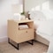 Flash Furniture Square 17 in W, 19 in L, Natural 2-EV-ST4043-ZZ-NAT-GG - alternate 1