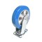 Vestil Polyurethane Precision Ball Bearing Swivel Caster 8 In. x 2 In. 881 lb Blue/Gray CST-PB-8X2PUA-S - alternate 6