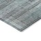 Homeroots 9' X 12' Teal Blue Gray And Charcoal Striped Washable Indoor Outdoor Area Rug 588074 - alternate 2