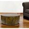 Homeroots 42" Brown Solid Wood Round Coffee Table 493313 - alternate 2