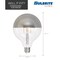 Bulbrite LED Filament, 6 Watt Dimmable G40 Light Bulbs, Half Mirror Finish, E26 Base, 2700K, 500 Lumens, 4PK 862880 - alternate 2