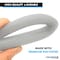 Kable Kontrol Wrap Around Cable Sleeving, 1 in Inside Dia., 100 ft, Halogen Free Polyester, Platinum Gray BSSCE1.00-PG-100 - alternate 3